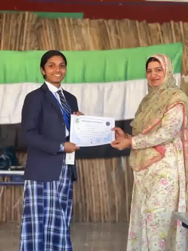 Volunteer in envernmental recognation